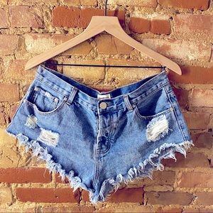 Superdown Cut off Jean short, Size 30